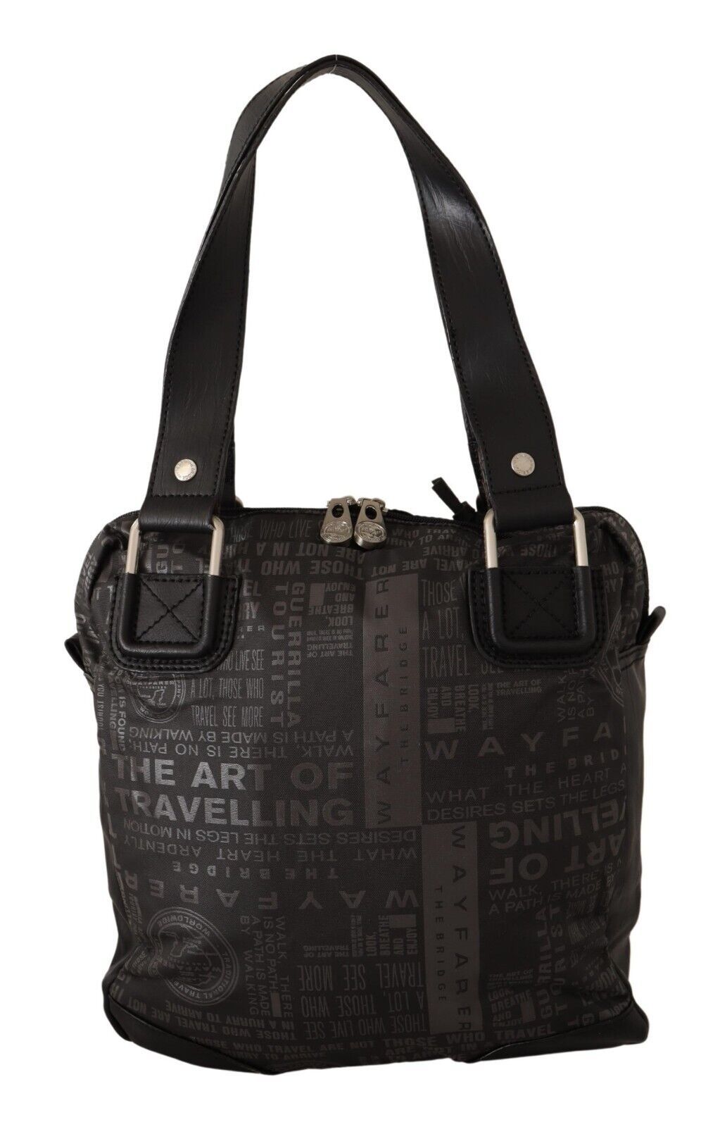 WAYFARER Black Printed Logo Shoulder Bag Handbag
